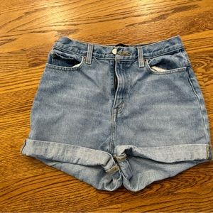Urban Outfitters Mom High Rise Blue Jean Shorts